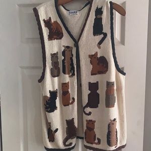 Vintage Teddi sweater vest